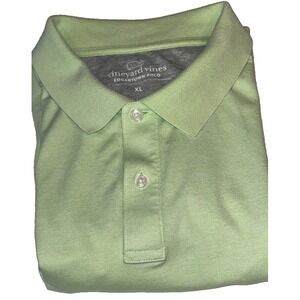 Vineyard Vines Edgartown Polo XL Stretch Performance‎ Shirt Green Whale Logo